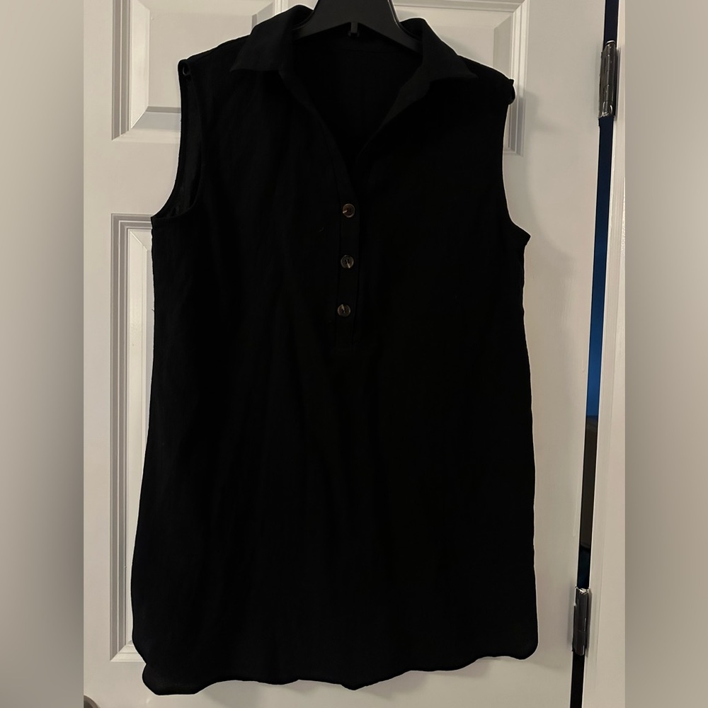 Cupshe Woman’s Black Coverup size Large